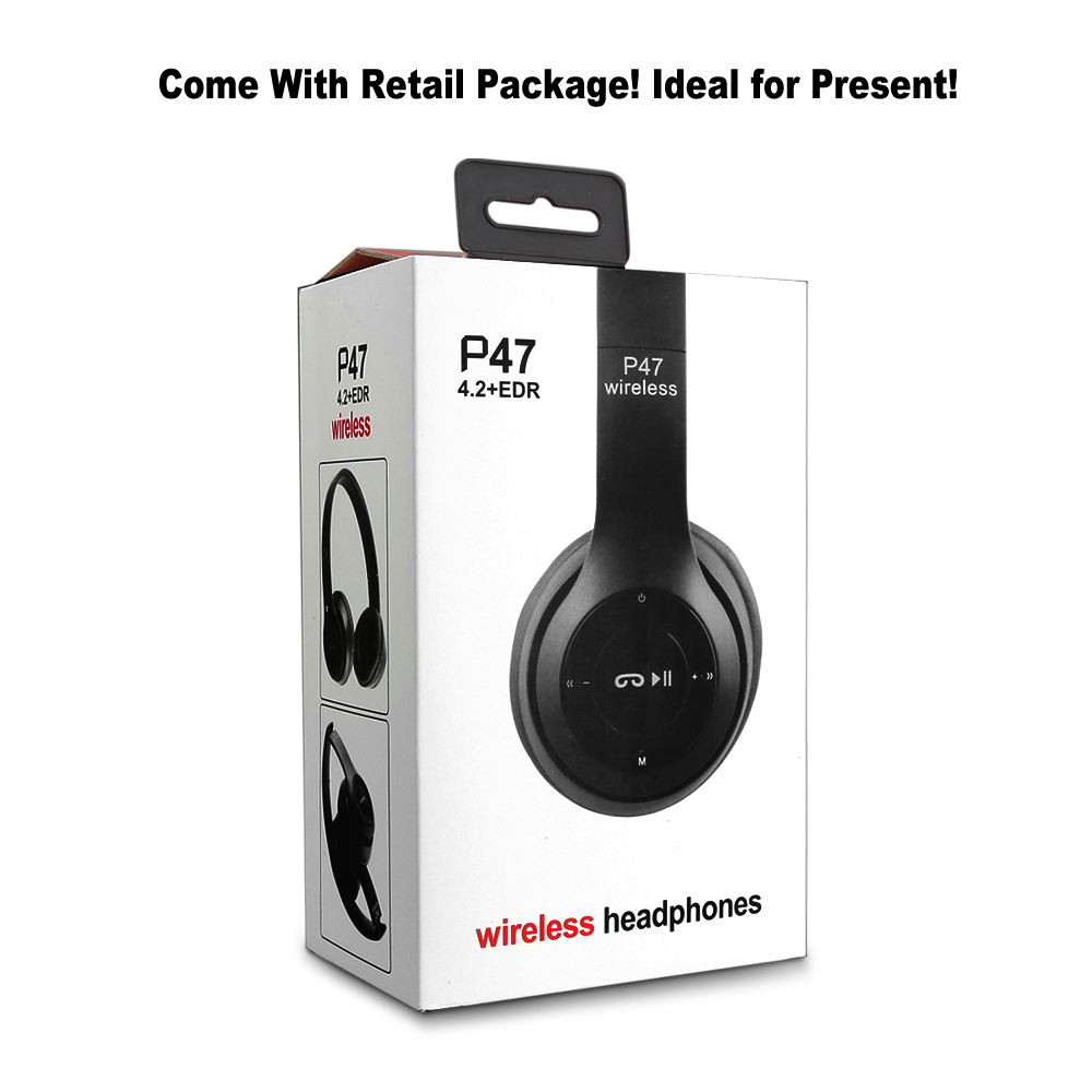 Noise Cancelling Wireless Headphones Bluetooth 4.2 earphone headset