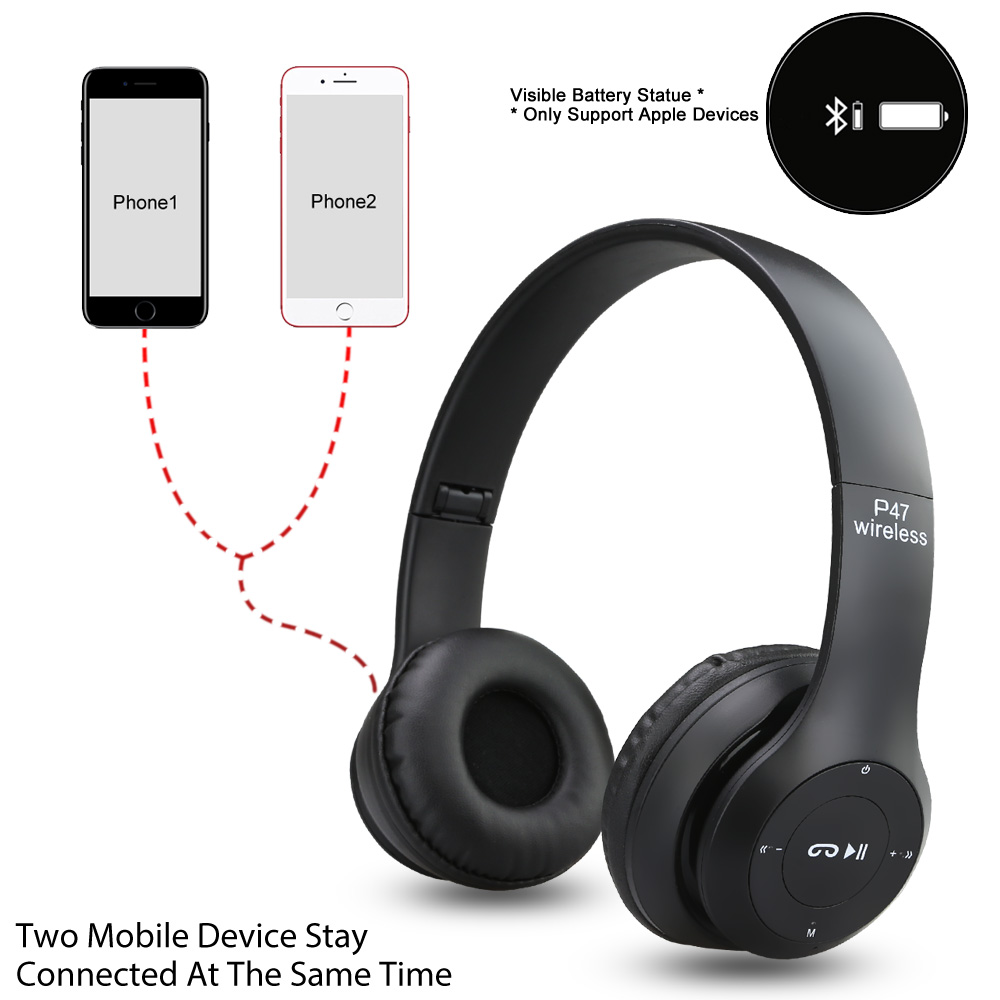 Noise Cancelling Wireless Headphones Bluetooth 4.2 earphone headset