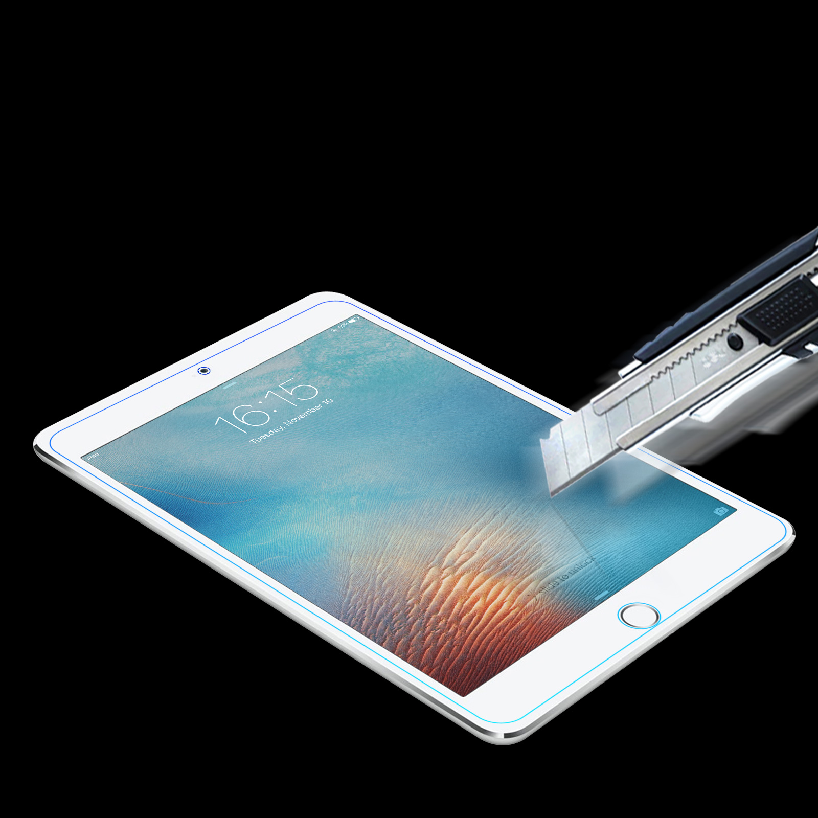 Scratch Resist Tempered Glass Screen Protector Film Guard for Apple